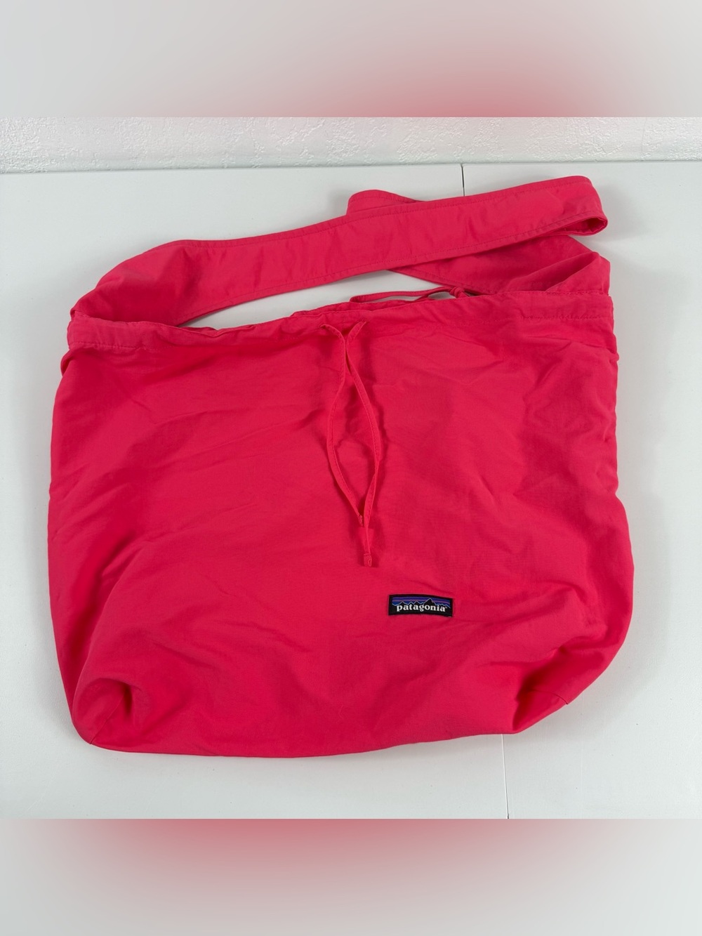 Patagonia Carry Ya’ll Bag Hot Pink 2018 Drawstring Shoulder Tote Bag